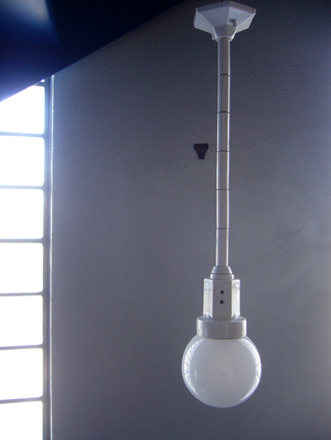 ヴィンテージ 磁器製シーリングライト バウハウス アンティーク ポールライト照明 