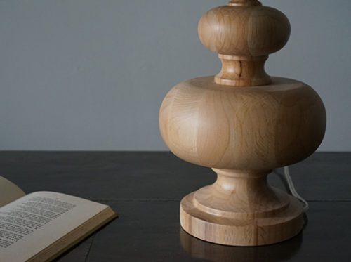 木製ウッドテーブルランプ マリンテイスト照明