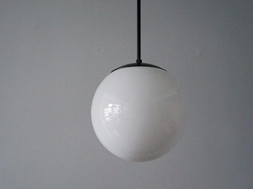 球体照明 ガラスパイプ吊りライト