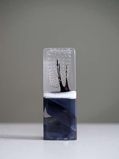 フランス クリスタルガラス製アートオブジェ Lise Gonthier 