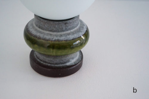 Steuler社 陶器製 ヴィンテージ テーブルランプ照明