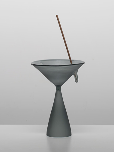 clear b ガラス インセンススタンド Glass Incense Stand - gray - by clear b