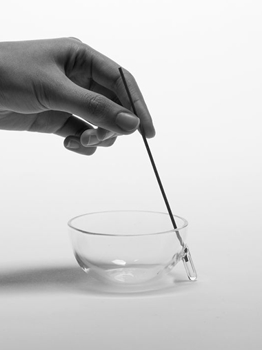 clear b インセンスバーナー Glass Incense Stand  by clear b