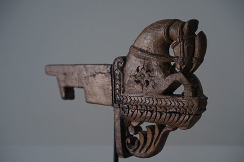 インド建築 装飾オブジェ 馬 アンティークディスプレイ