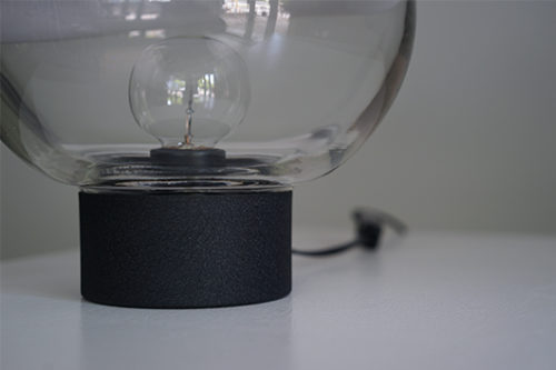 イタリア製ヴィンテージ ガラス照明 テーブルランプ