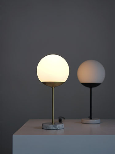 大理石テーブルランプ デスクライト 照明 - インテリアライフスタイル 