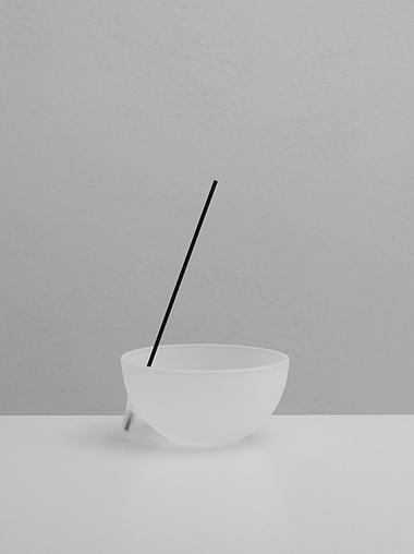clear b インセンスバーナー お香立て Glass Incense Stand Frosted by clear b
