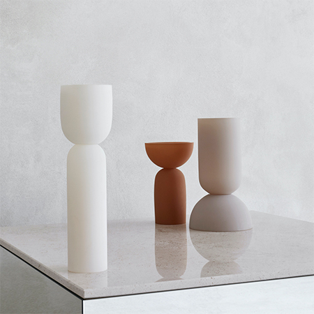Dual Vase Kristina Dam Studio ガラス製花器