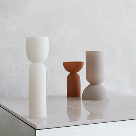 Dual Vase Kristina Dam Studio ガラス製花器 